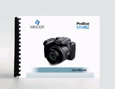 Owners Manual for Minolta MN40Z