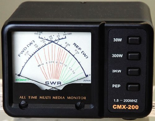 COMET CMX-200 SWR & パワーメーター Comet CMX-200 COMET SWR Power Meter Band 1.8 - 200 MHz HF 30/300