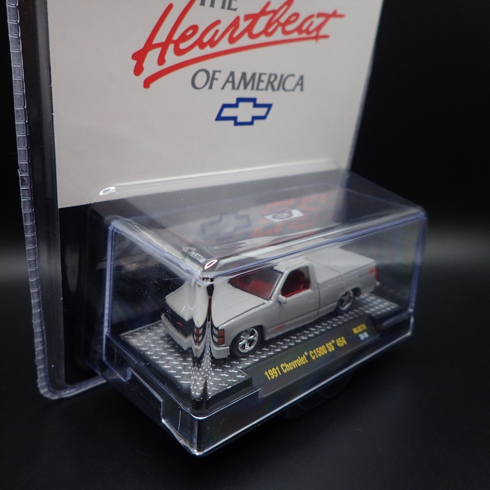Miniature Chevrolet C1500 454 SS 1991 – édition Limitée Heart Of America M2 Machines 1:64 – Boîte Collector