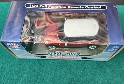 Micro-Zoomers Mini Cooper S 1:24 Full Function Remote Control Car New In Box Red