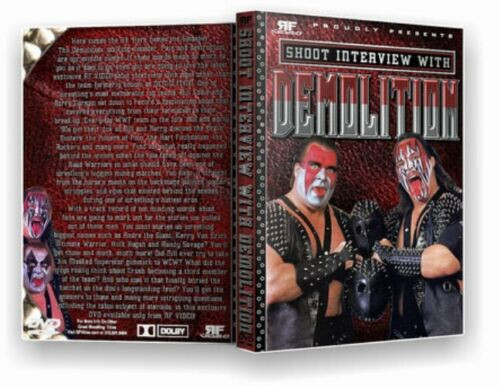 Demolition Shoot DVD WWE WWF WCW Ax Smash Road Warriors LOD Hogan Savage Flair - Picture 1 of 1
