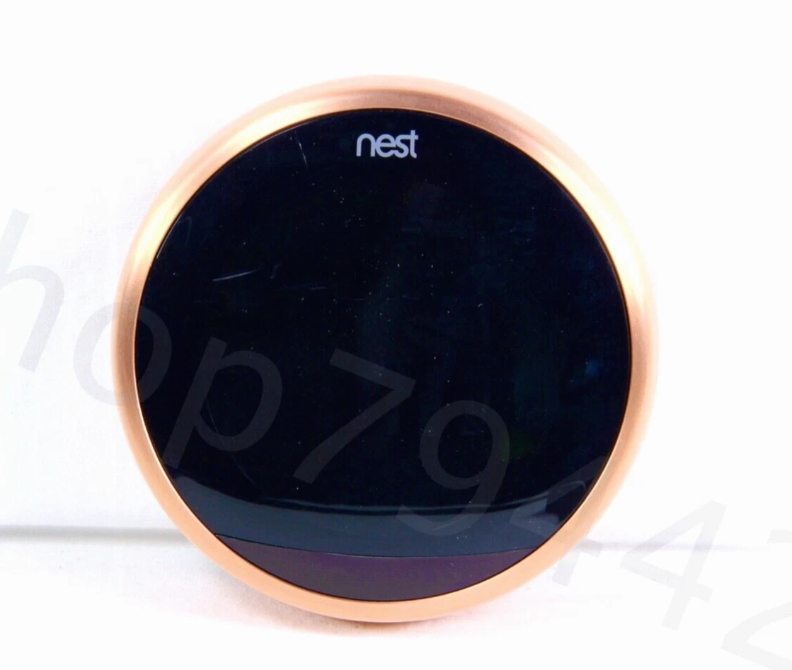 GOOGLE NEST Thermostat Smart Learning 3rd Gen COPPER A0013 No Box E360129 Clean
