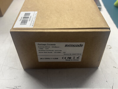 Symcode Desktop Barcode 2D QR Scanner  USB Wired Barcode Reader MJ 3300