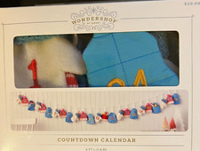 Christmas Wondershop Calendar Countdown Advent Mittens Hat Stockings Target felt