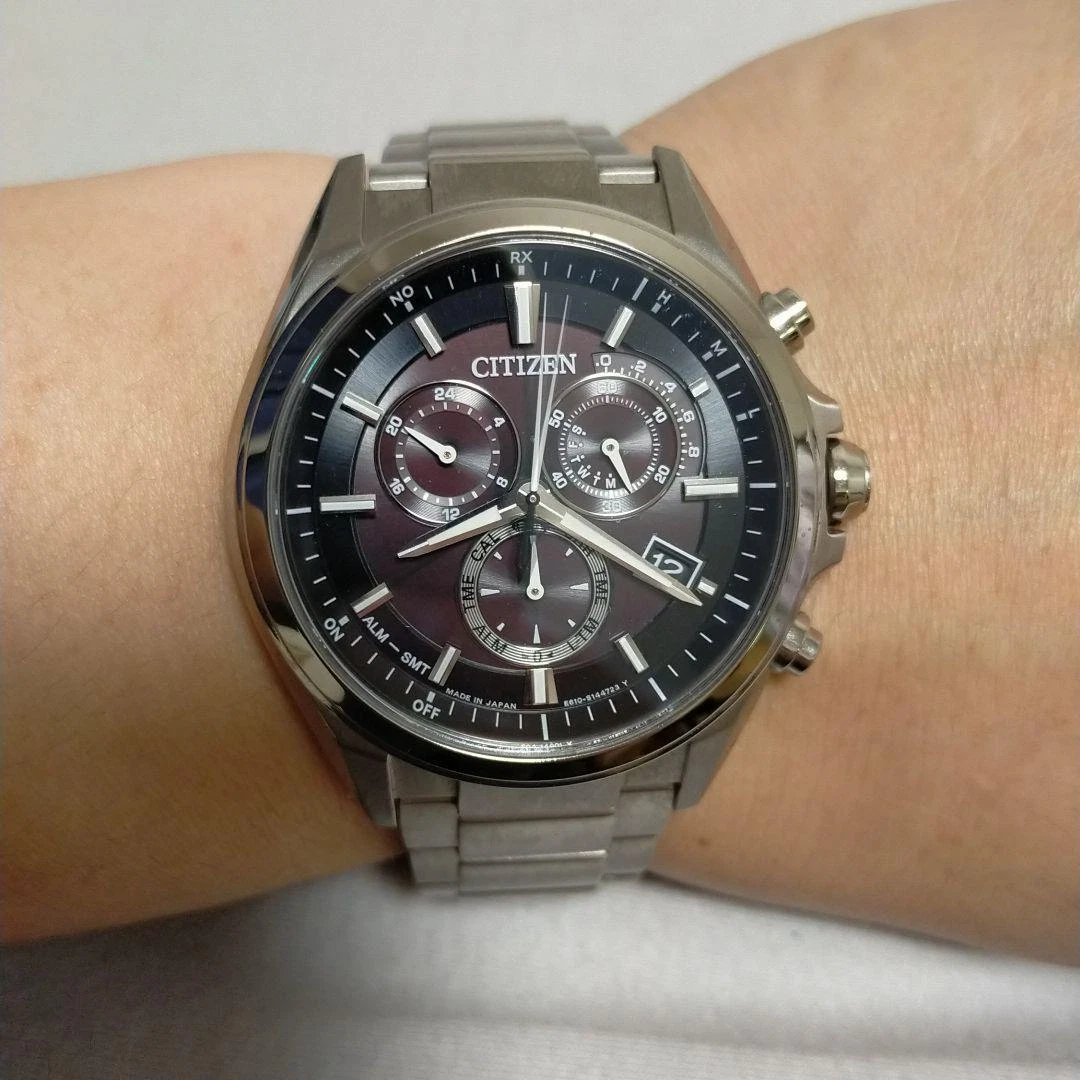 Citizen Eco-Drive E610-S104203 Chrono Date Radio controlled Quartz