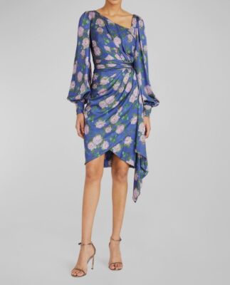 casual light blue long sleeve dress Light Blue Chiffon Long Sleeve Maxi Dress – PinkBlush main image 1