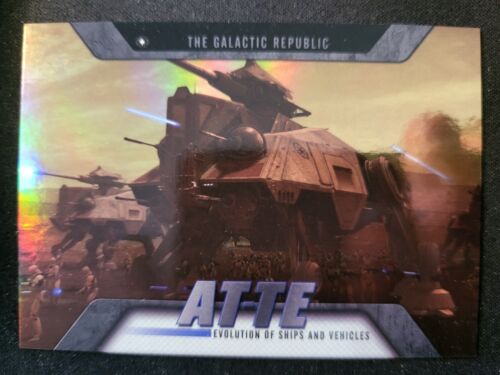 2016 Topps Star Wars Evolution Ships Vehicles AT-TE FOIL card #ev-13 - Picture 1 of 2