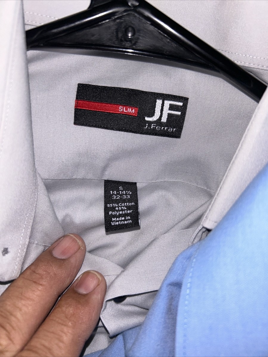 SLIM JF J-Ferrar Mens Shirt 9 Shirt All The Same Size Small  display picture 2