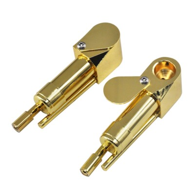 #ad 1× Brass Tobacco Smoking Proto Pipe style w Stash Storage Cylinder Chamber $9.89