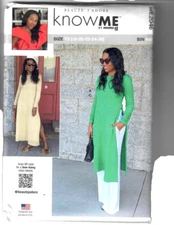 Know M by MIMI G Sewing Pattern ME2046 Misses Knit Dress Woven Pants Size 18-26