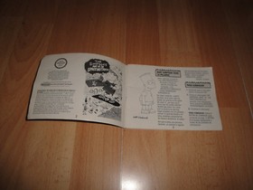 MANUAL DE INSTRUCCIONES THE SIMPSONS BART VS. THE SPACE MUTANTS NINTENDO NES