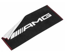 Mercedes Benz Strandtuch AMG weiß schwarz  rot 100% Baumwolle