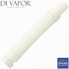 Di Vapor R Screw Fit Universal Extendable Flexible Concertina Shower Waste