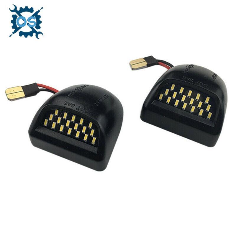 Full White LED License Plate Light Kit For Silverado GMC Sierra 1500