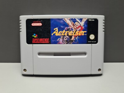 ACTRAISER 2 SUPER NINTENDO SNES PAL/EUR MODUL CARTRIDGE KULT GAME