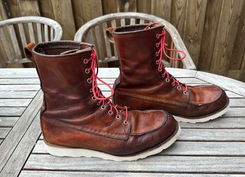 Red Wing 877 Irish Setter Moc Toe EU 46 / 46,5 US 12 Neue Sohlen - Bild 4 von 10