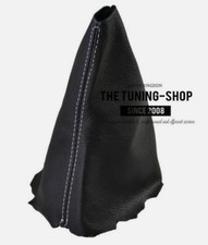 Schaltmanschette Schaltsack Fur Volkswagen Tiguan FL 5N0 11-15 Leder Naht Weiss