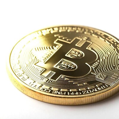 Bitcoin Münze - goldfarben plattiert Kryptowährungsmünze physische Sammlermünze