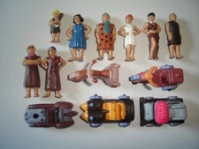 THE FLINTSTONES THE MOVIE 3D FIGURINES VEHICLES SET HANNA BARBERA VINTAGE