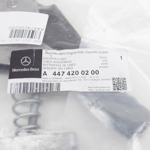 NEW MB VITO W447 PARKING BRAKE BOWDEN CABLE ADJUSTMENT A4474200200 OEM