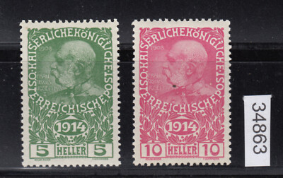 Austria 1914, Mich.-No.: 178+79