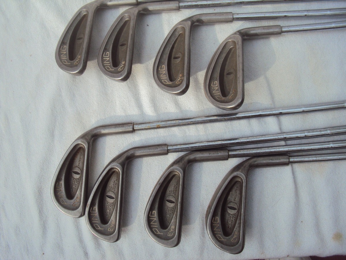 Ping Eye Black Dot 2 thru PW Iron Set ZZ- Lite Stiff Flex RH