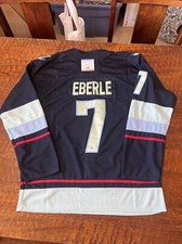 Jordan Eberle Signed Seattle Kraken Jersey Psa/Dna Coa Autographed