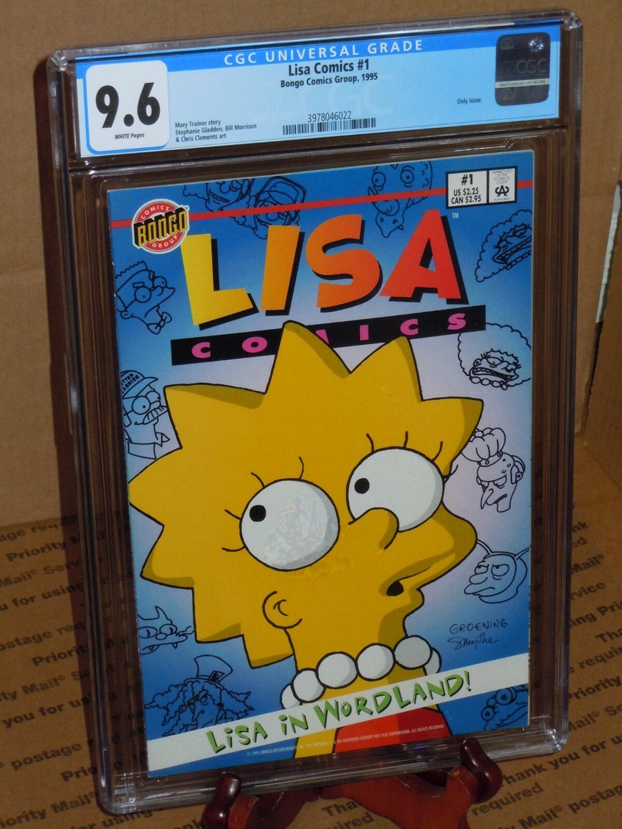Lisa Comics #1 CGC 9.6 Bongo Comics 1995 Simpsons Matt Groening