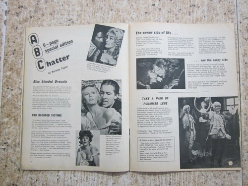 September 1968, ABC FILM REVIEW, Richard Harris, Veronica Carlson, Vivien Leigh. - Picture 11 of 13