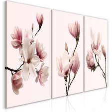 Blumen Rosa Magnolie Natur VLIES LEINWAND DEKO BILDER WANDBILD XXL WOHNZIMMER