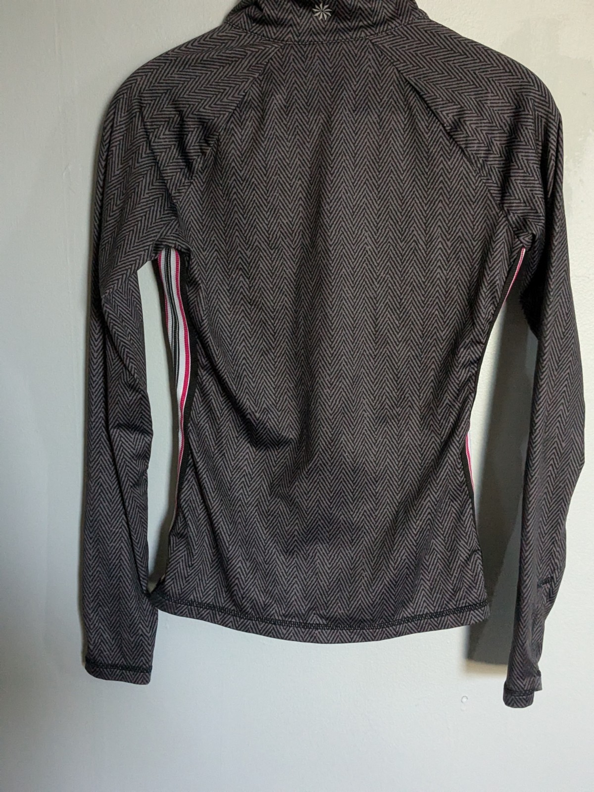 Athleta Quarter Zip Jacket Chevron Pattern W/ Str… - image 6