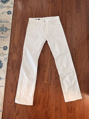 Vlone White Denim Zipper Jeans Used Size XL