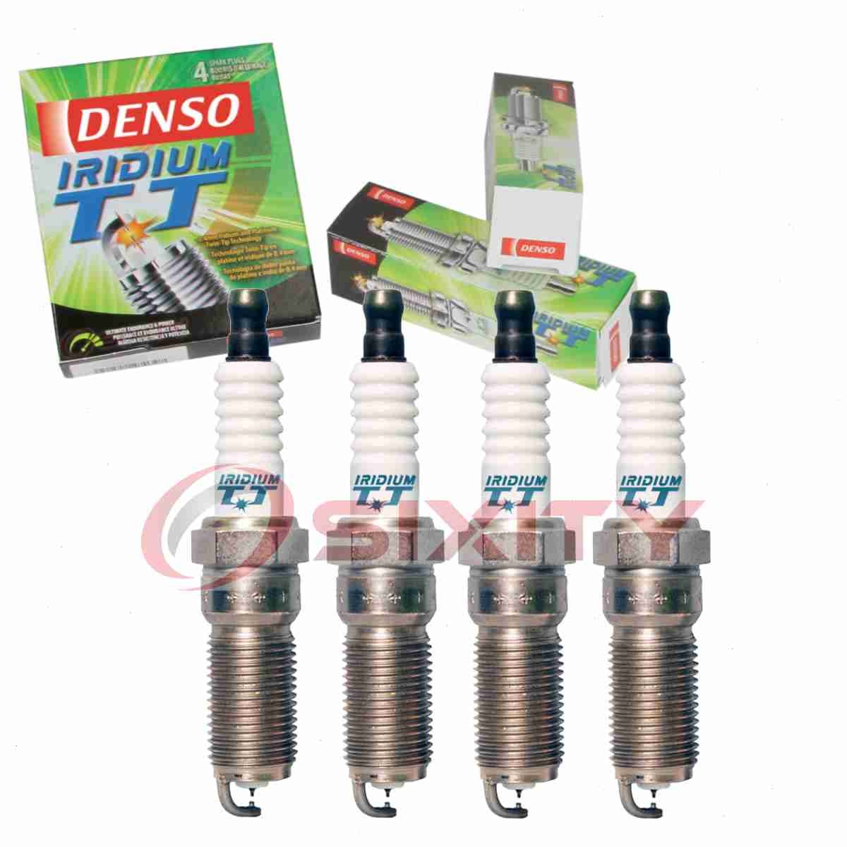 4 pc Denso Iridium TT Spark Plugs for 2007-2012 Mazda CX-7 2.3L L4 Ignition ci
