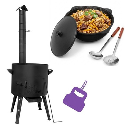 Ø40 Uchag 2mm Stahl Utschak 12L Kazan Kasan Grillfächer Schaumkelle Suppenkelle