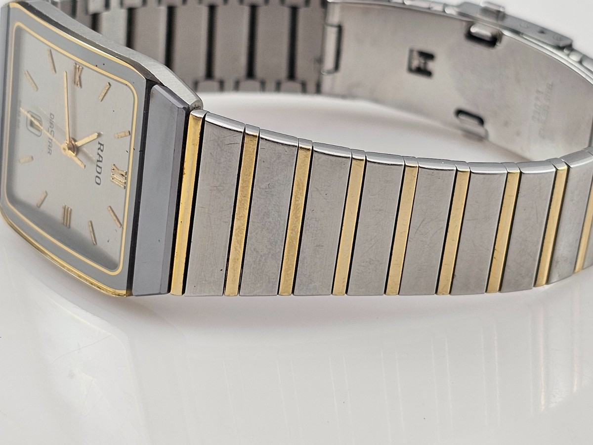 RADO DiaStar 129.0266.3 Swiss Quartz Two Tone Tungsten Carbide
