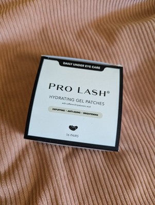 PRO LASH Hydrating Gel Eye Patches with Caffeine and Hyaluronic acid, 16 pairs