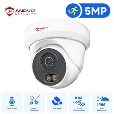 Anpviz 5MP PoE Security Camera Outdoor Color Night Vision Human Detection