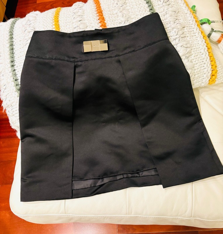 Giorgio Vasari Skirt Womens Black Career Office Work (Size S)