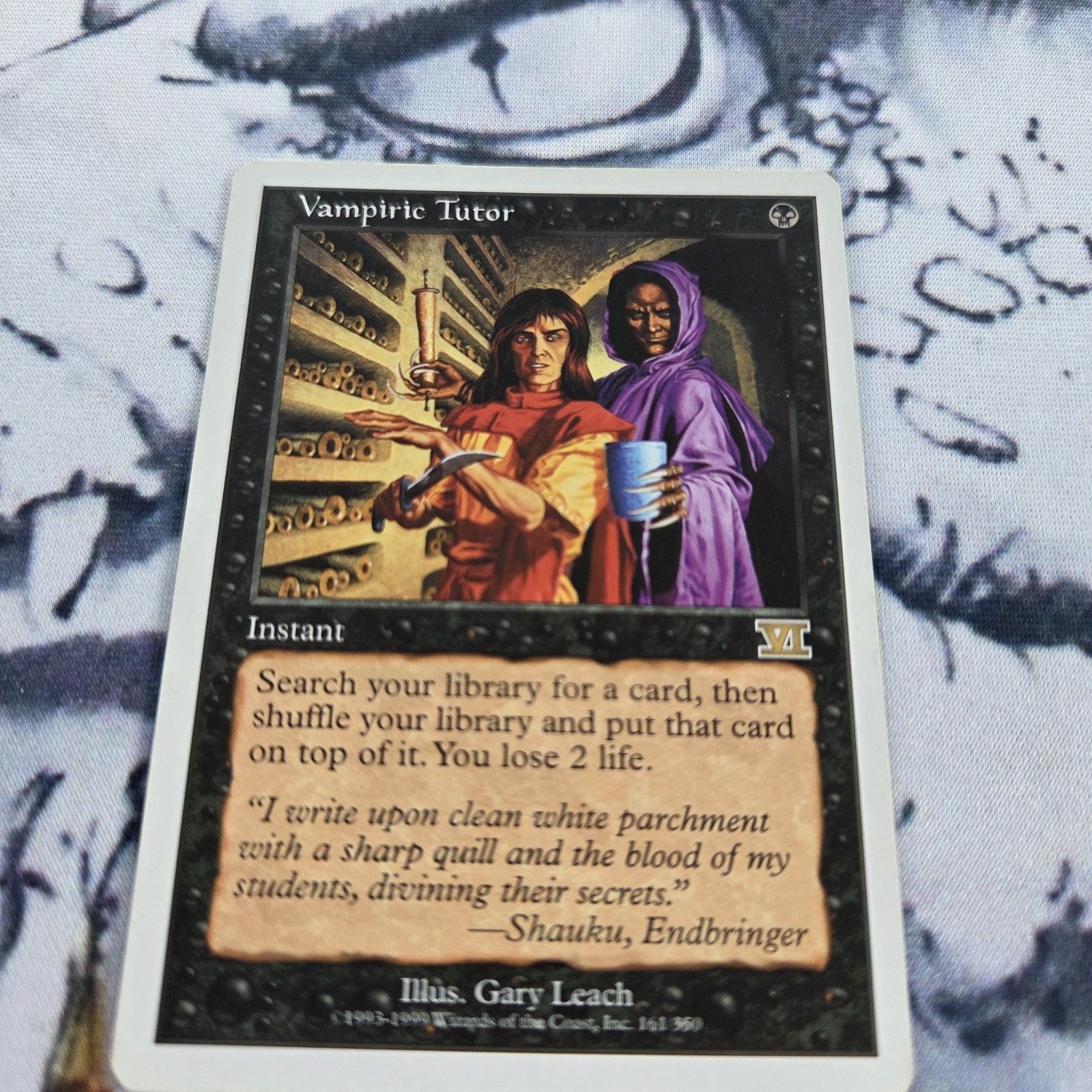 MTG - Vampiric Tutor Classic Sixth Edition - LP [Excellent Condition]