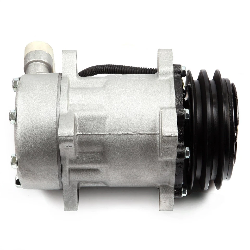 AC Compressor For 1993-1996 Kenworth T450 10.0L 1995-2011 Peterbilt 320 10.8L Foto 3 de 4