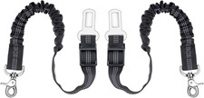 Dog Seat Belt 2Pcs, Retractable Pet Car Harness, Adjustable Dog Seatbelts for Ve