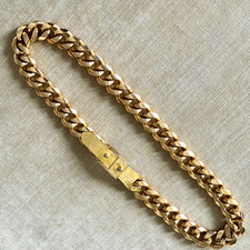 Pauline Rader Gold Chain Belt 31" 32"