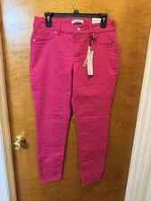 D.Jeans hot pink women s high waist skinny je...