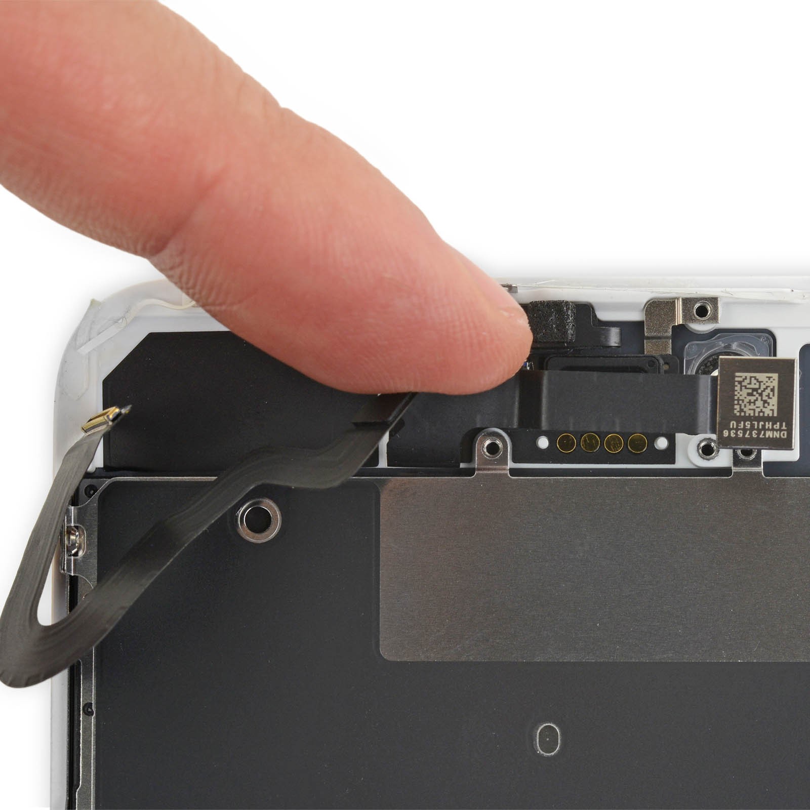 Caméra avant iPhone 8 Plus module objectif haute précision nappe flex et patch adhésif