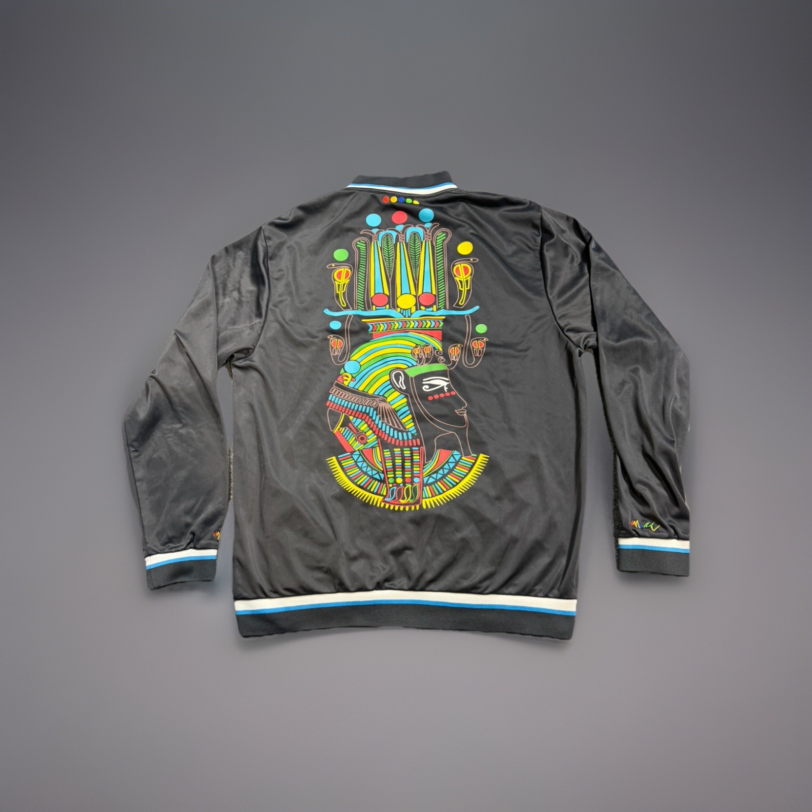 Vintage Coogi Cleopatra Track Jacket Full Zip Embroidered Mens Size 3XL RARE