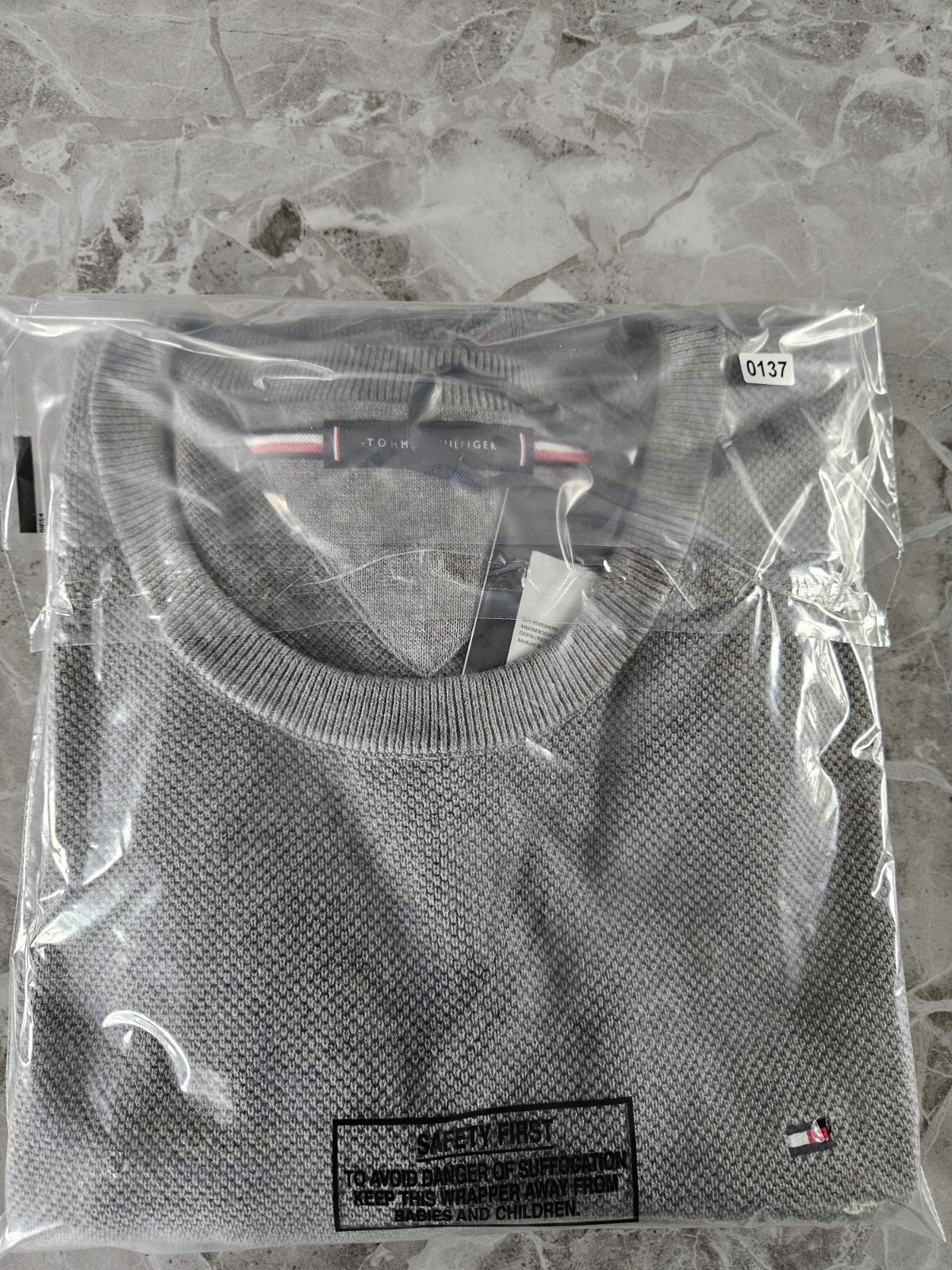 Tommy Hilfiger Grey Crewneck Jumper - Essential Cotton Layering image 10