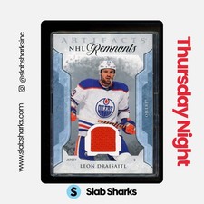 2023 UPPER DECK ARTIFACTS #NR-LD LEON DRAISAITL NHL REMNANTS JERSEY
