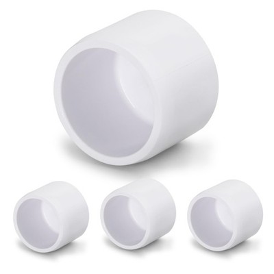 SCH40 PVC Cap 3/4 Inch  Fit Standard 3/4'' SCH40 PVC Pipes OD Approx. 1.05'', Z...
