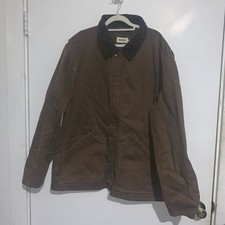 Taylor Stitch Brown Canvas Field Jacket with Dark Collar