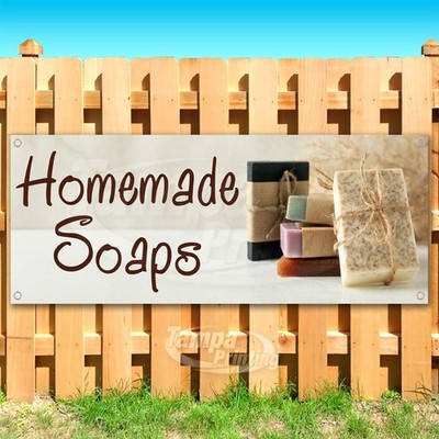 HOMEMADE SOAPS Advertising Crafts Create Vinyl Banner Flag Sign USA SB11037